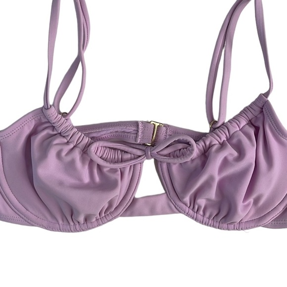 Xhilaration Lilac Bikini Bra Underwire Top M - Picture 12 of 13